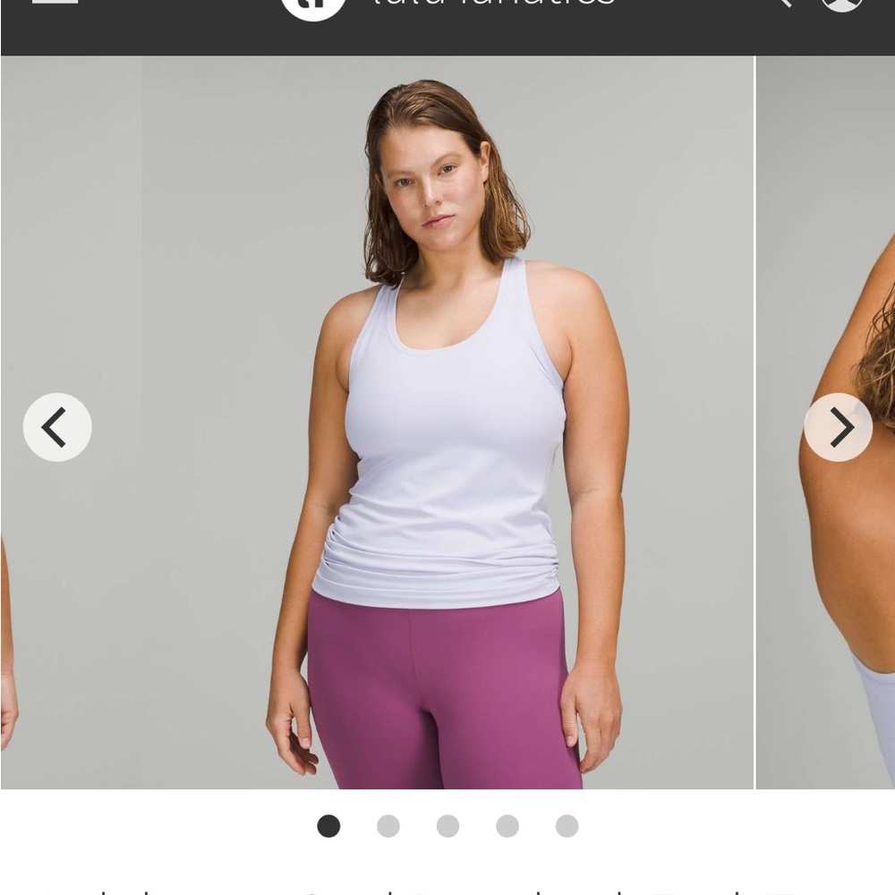 Lululemon pastel blue tank 6